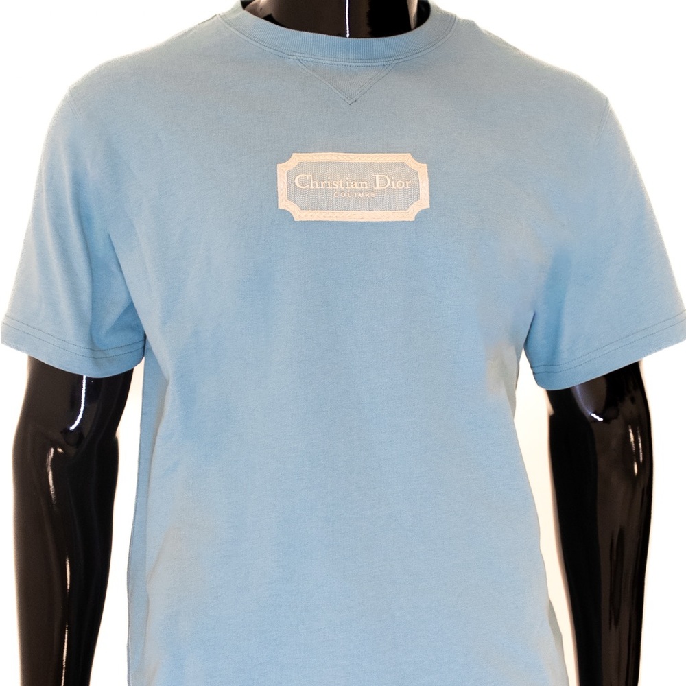 Dior Sky Blue Short Sleeve Tee